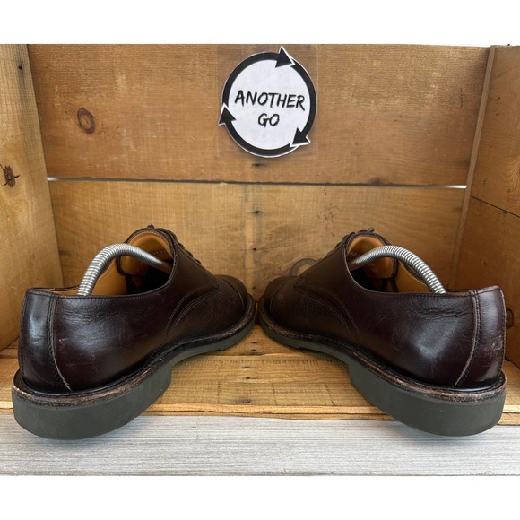 Men’s Mephisto Melchior Cap Toe Oxford Leather Dress Shoes Sz 10.5 Brown Casual main image 8